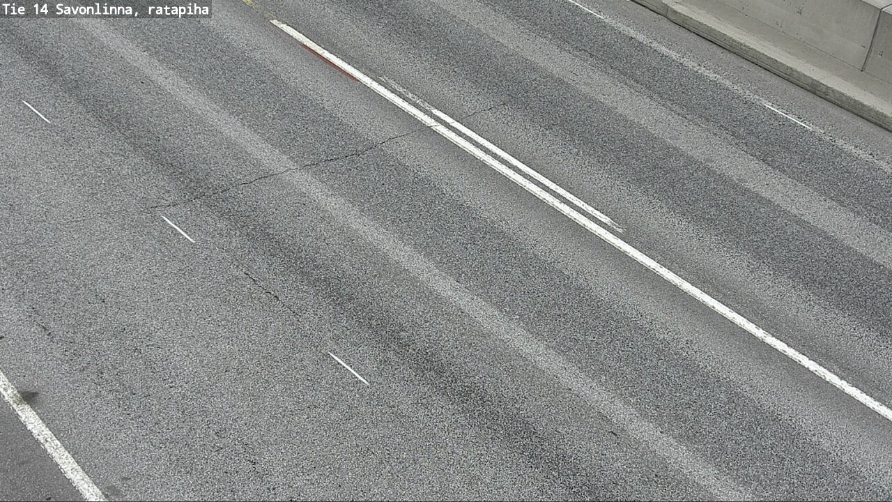 Weather Camera Image Väg 14 Nyslott, Ratapiha, Savonlinna, Etelä-Savo