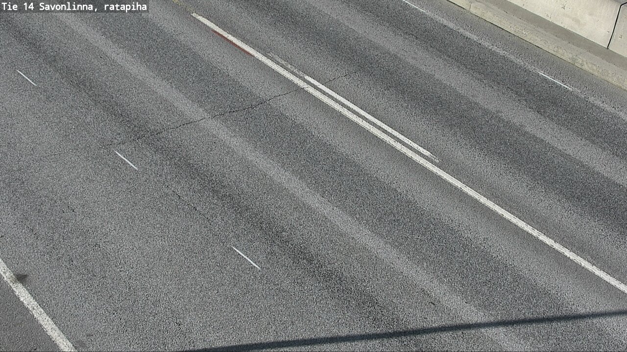 Weather Camera Image Väg 14 Nyslott, Ratapiha, Savonlinna, Etelä-Savo