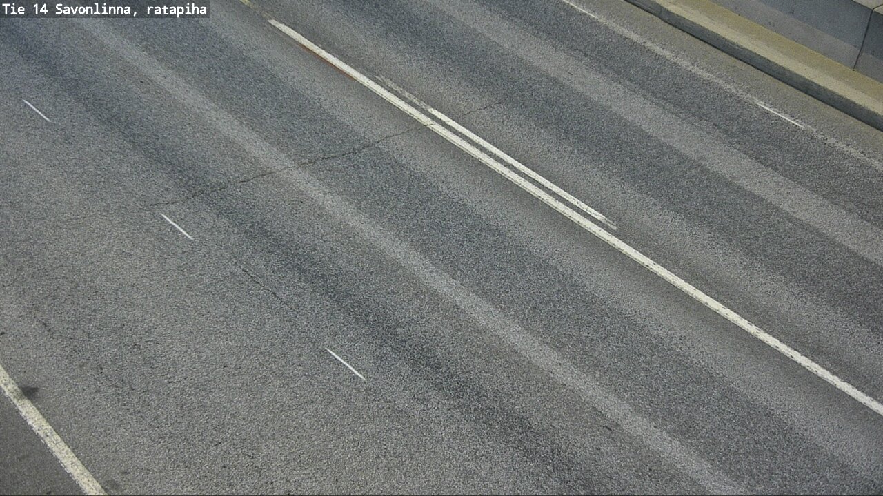 Weather Camera Image Väg 14 Nyslott, Ratapiha, Savonlinna, Etelä-Savo