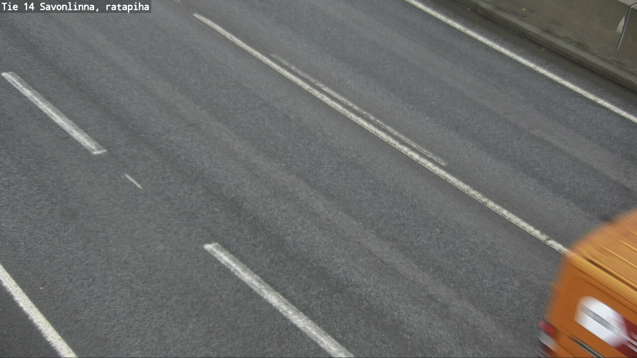 Weather Camera Image Väg 14 Nyslott, Ratapiha, Savonlinna, Etelä-Savo