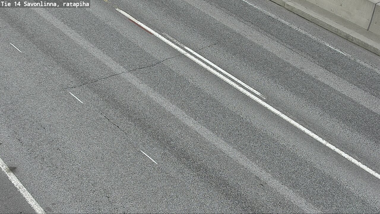 Weather Camera Image Väg 14 Nyslott, Ratapiha, Savonlinna, Etelä-Savo