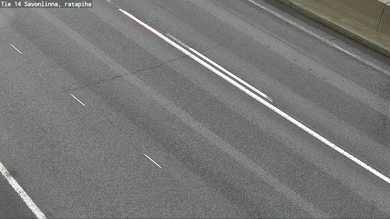 Weather Camera Image Väg 14 Nyslott, Ratapiha, Savonlinna, Etelä-Savo
