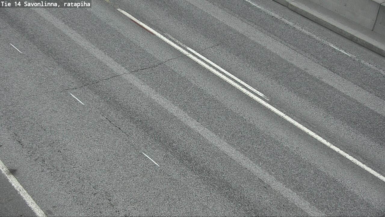 Weather Camera Image Väg 14 Nyslott, Ratapiha, Savonlinna, Etelä-Savo