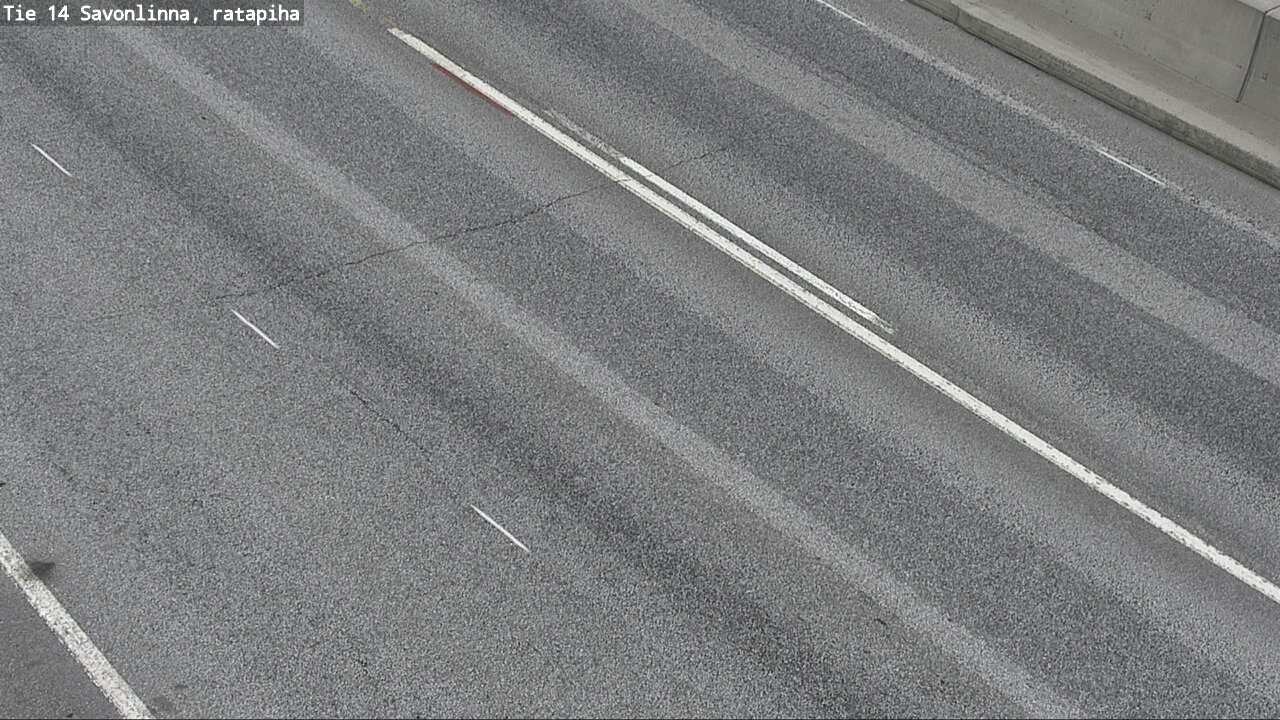 Weather Camera Image Väg 14 Nyslott, Ratapiha, Savonlinna, Etelä-Savo