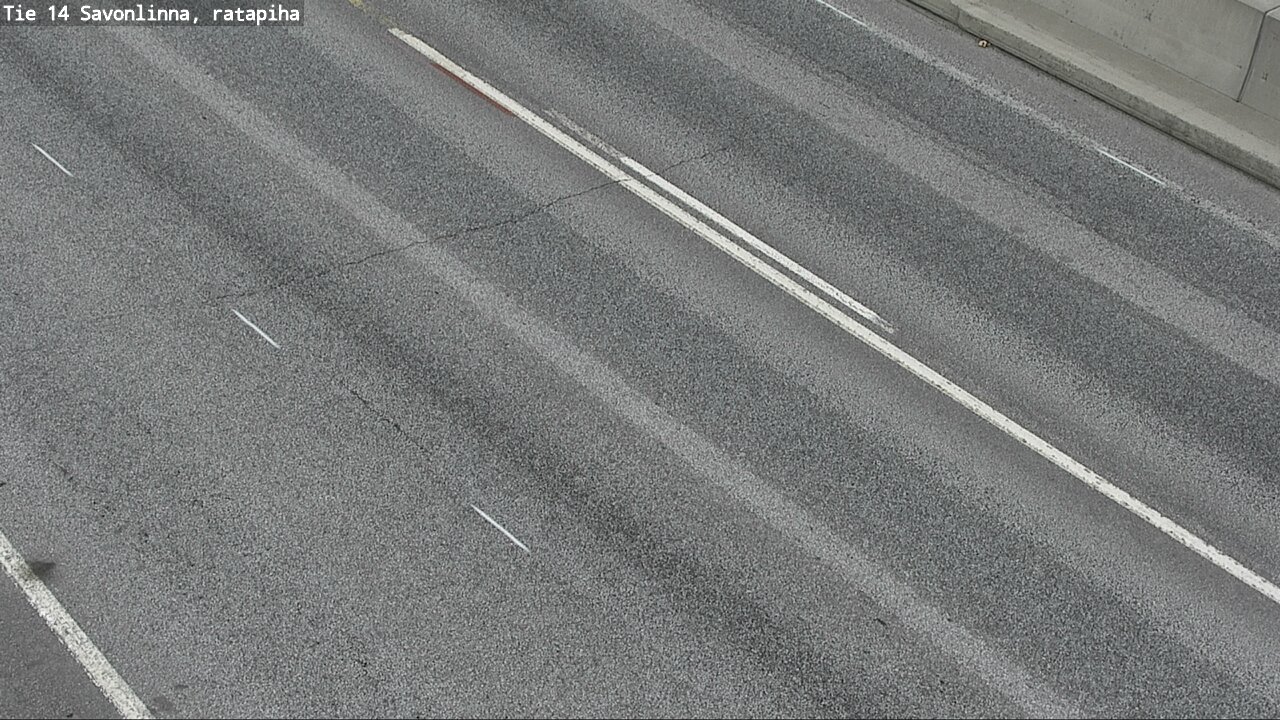 Weather Camera Image Väg 14 Nyslott, Ratapiha, Savonlinna, Etelä-Savo