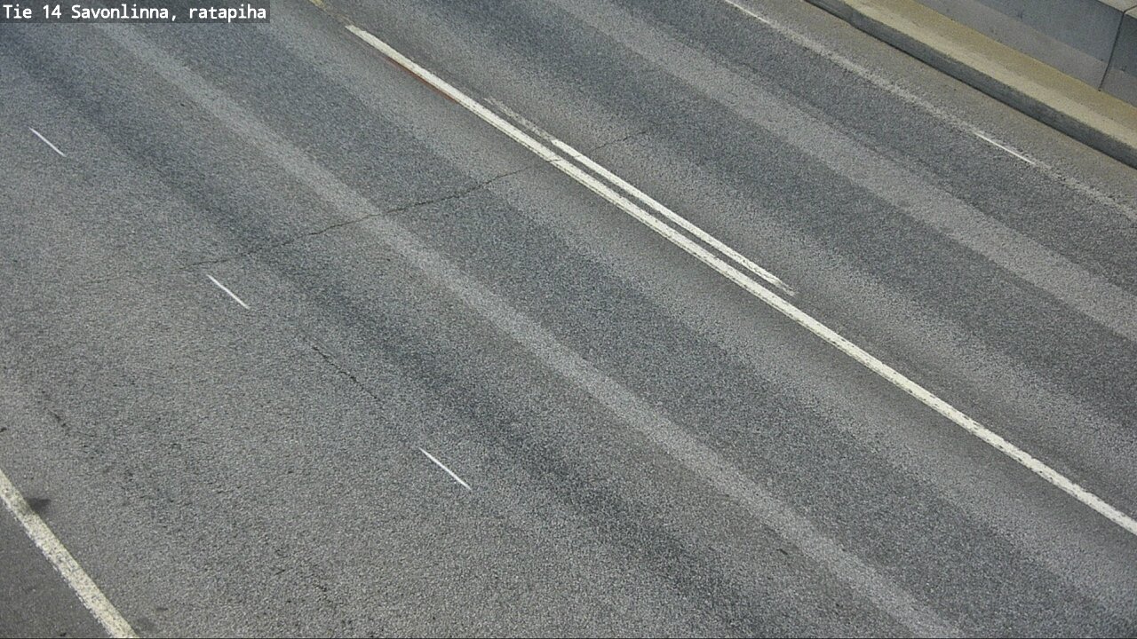 Weather Camera Image Väg 14 Nyslott, Ratapiha, Savonlinna, Etelä-Savo