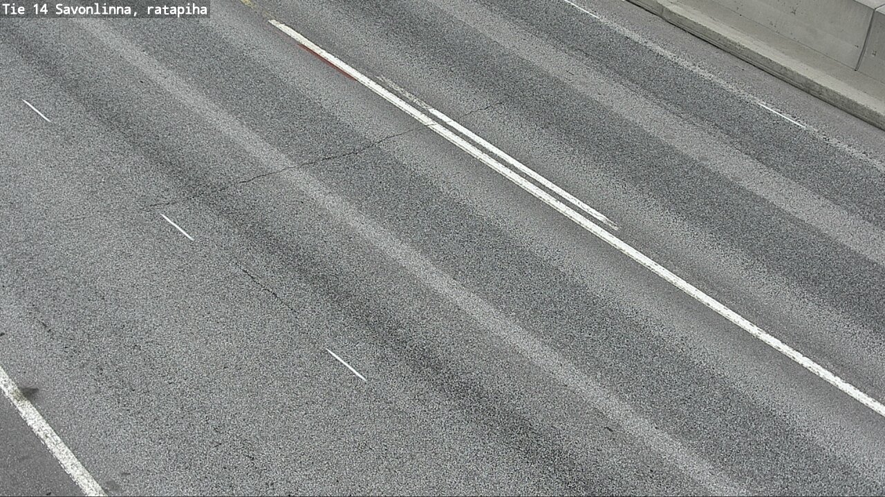 Weather Camera Image Väg 14 Nyslott, Ratapiha, Savonlinna, Etelä-Savo