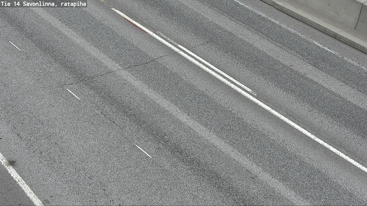 Weather Camera Image Väg 14 Nyslott, Ratapiha, Savonlinna, Etelä-Savo