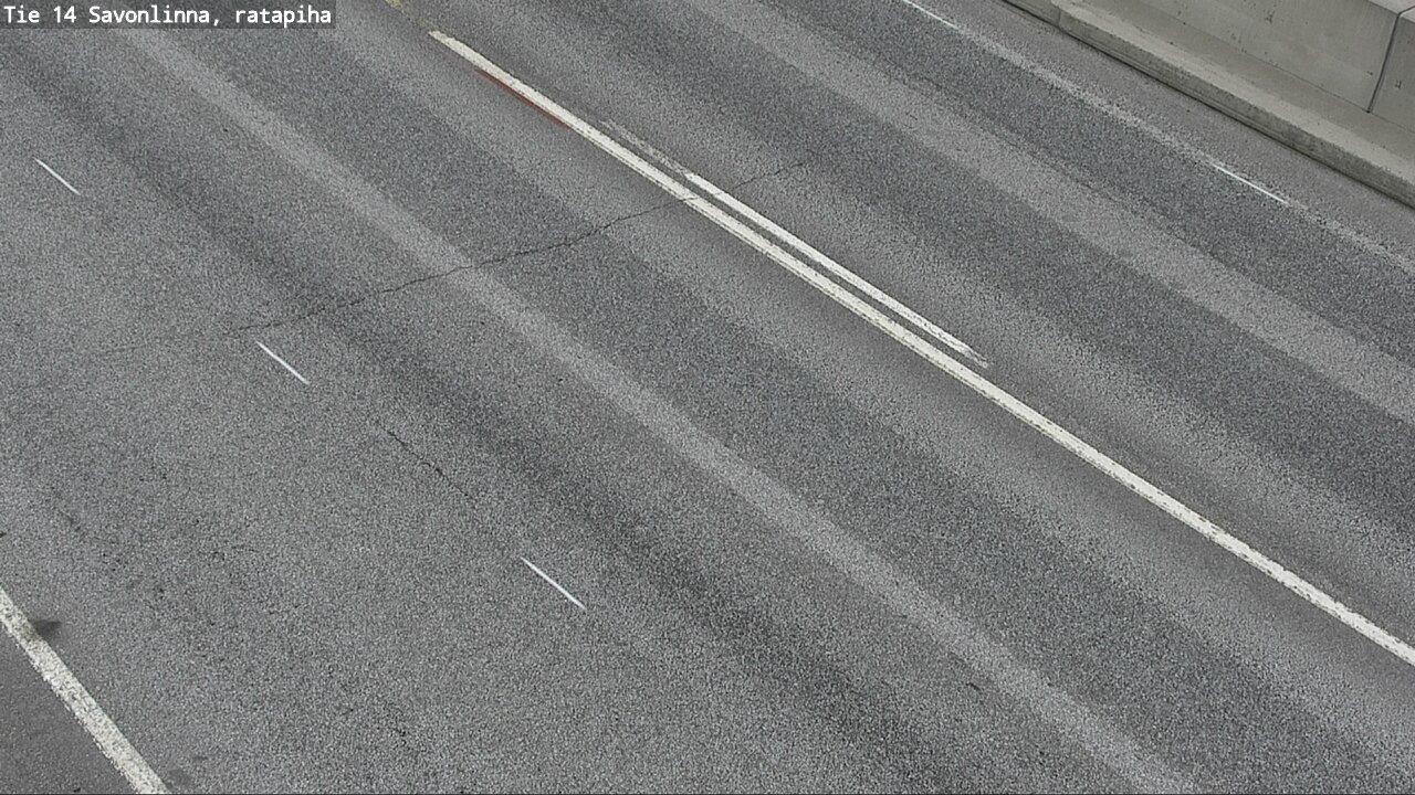Weather Camera Image Väg 14 Nyslott, Ratapiha, Savonlinna, Etelä-Savo