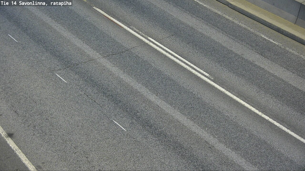 Weather Camera Image Väg 14 Nyslott, Ratapiha, Savonlinna, Etelä-Savo