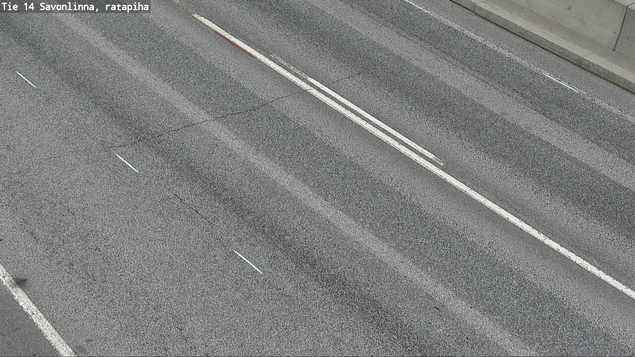 Weather Camera Image Väg 14 Nyslott, Ratapiha, Savonlinna, Etelä-Savo