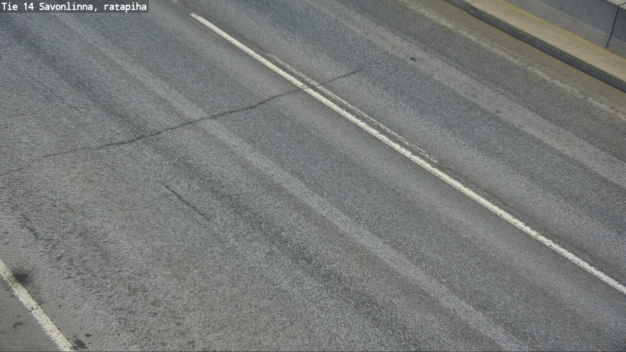 Weather Camera Image Väg 14 Nyslott, Ratapiha, Savonlinna, Etelä-Savo