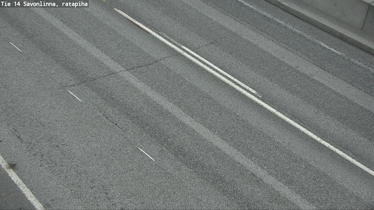 Weather Camera Image Väg 14 Nyslott, Ratapiha, Savonlinna, Etelä-Savo