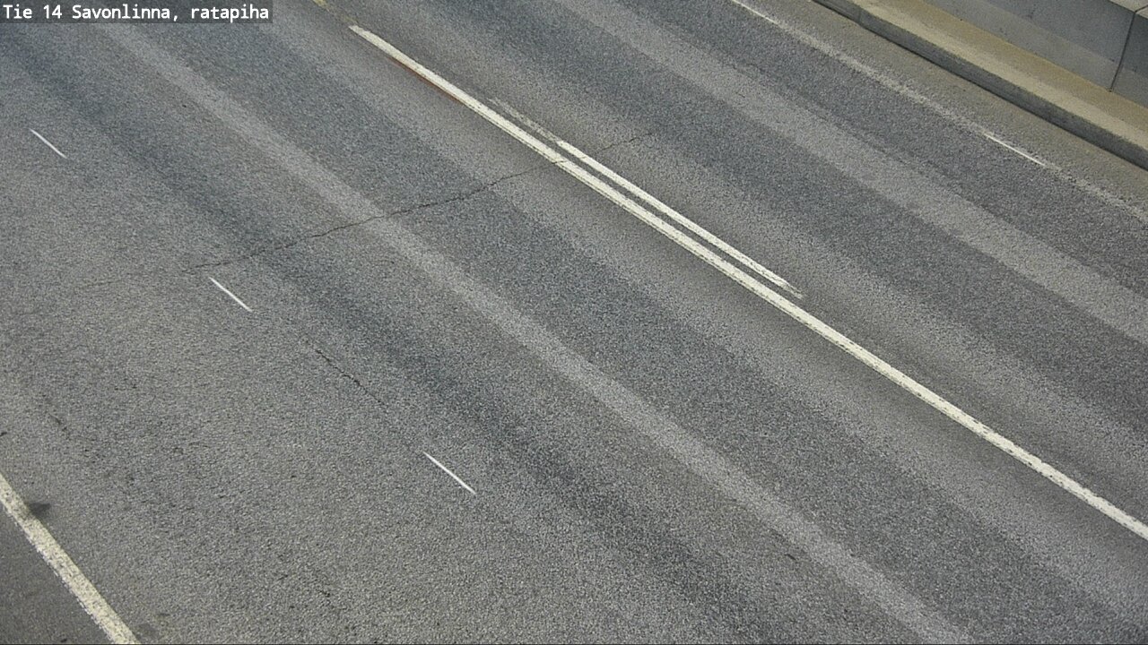 Weather Camera Image Väg 14 Nyslott, Ratapiha, Savonlinna, Etelä-Savo