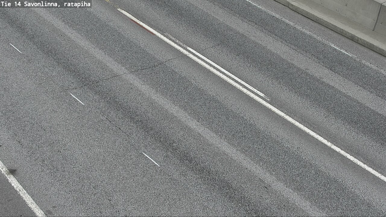 Weather Camera Image Väg 14 Nyslott, Ratapiha, Savonlinna, Etelä-Savo
