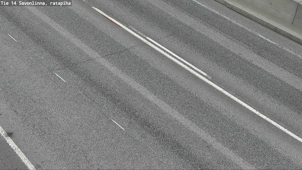 Weather Camera Image Väg 14 Nyslott, Ratapiha, Savonlinna, Etelä-Savo