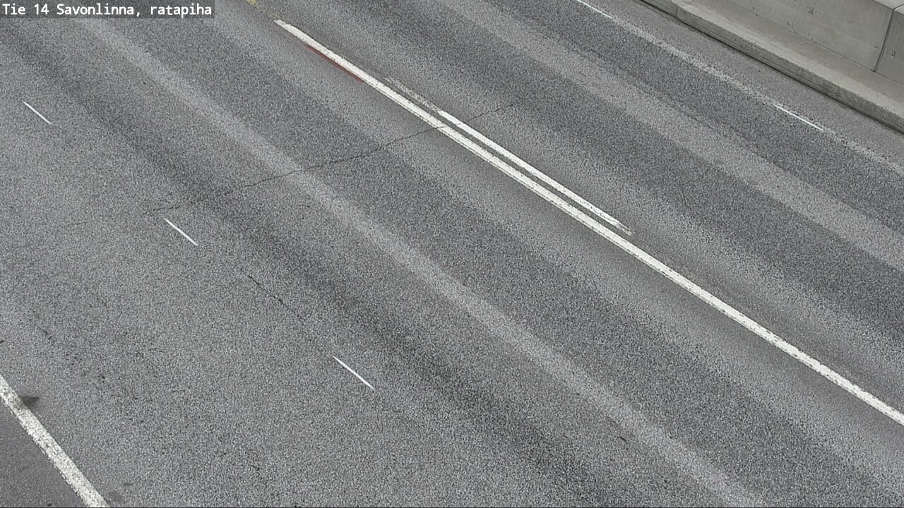 Weather Camera Image Väg 14 Nyslott, Ratapiha, Savonlinna, Etelä-Savo