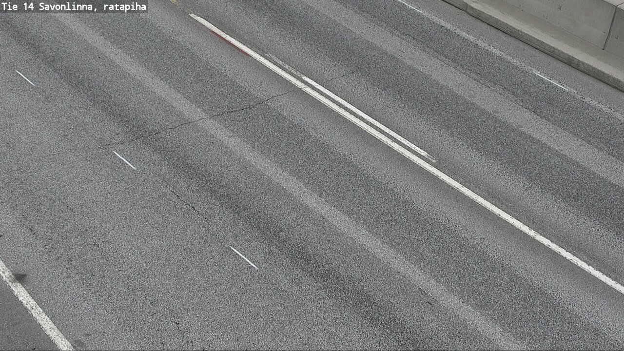 Weather Camera Image Väg 14 Nyslott, Ratapiha, Savonlinna, Etelä-Savo