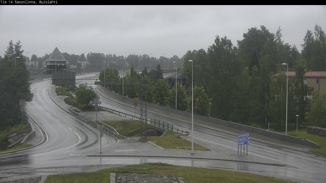 Kelikamerat Kuva Tie 14 Savonlinna, Ruislahti, Savonlinna, Etelä-Savo