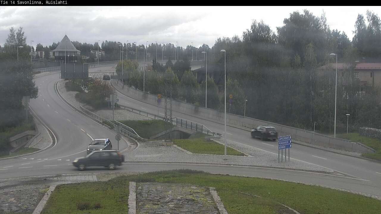 Weather Camera Image Road 14 Savonlinna, Ruislahti, Savonlinna, Etelä-Savo