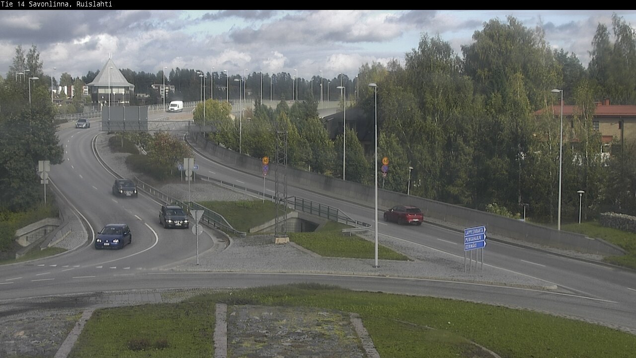 Weather Camera Image Road 14 Savonlinna, Ruislahti, Savonlinna, Etelä-Savo