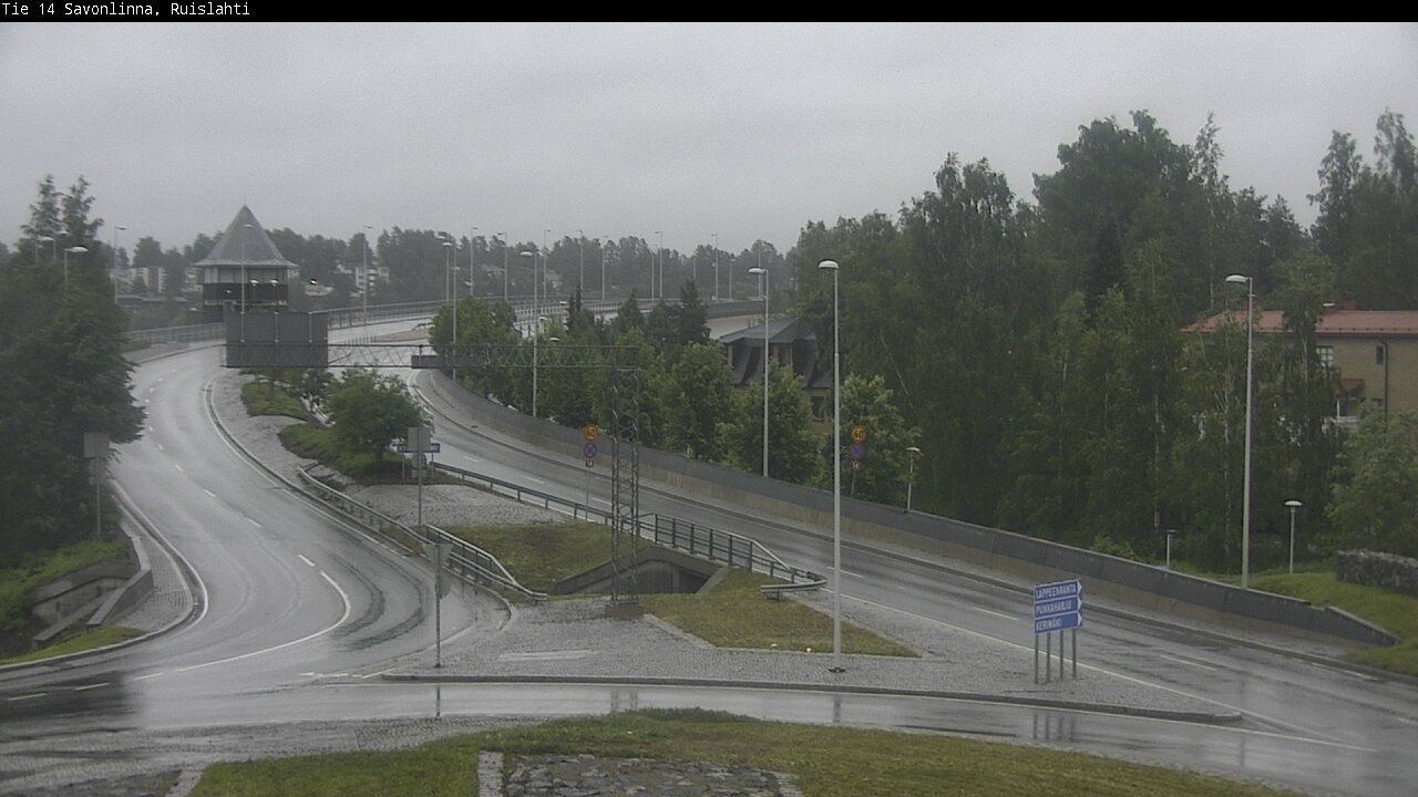 Kelikamerat Kuva Tie 14 Savonlinna, Ruislahti, Savonlinna, Etelä-Savo