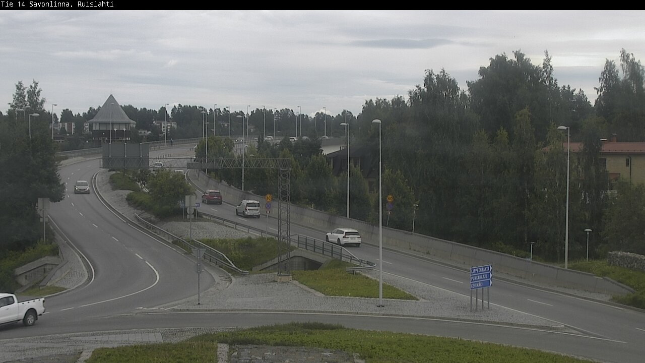 Weather Camera Image Road 14 Savonlinna, Ruislahti, Savonlinna, Etelä-Savo