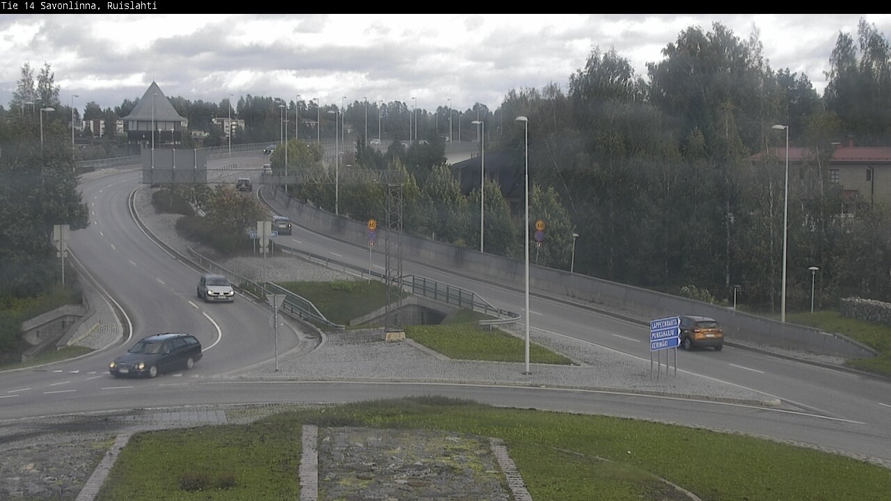 Weather Camera Image Road 14 Savonlinna, Ruislahti, Savonlinna, Etelä-Savo