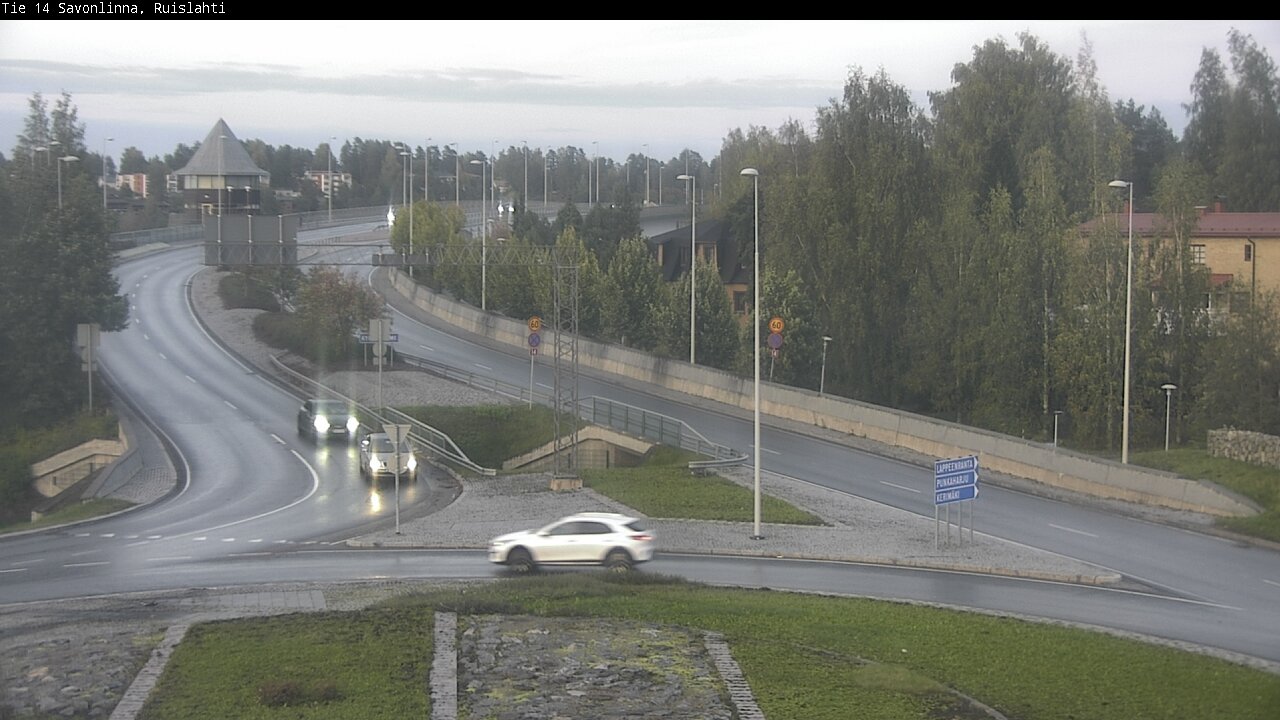 Weather Camera Image Road 14 Savonlinna, Ruislahti, Savonlinna, Etelä-Savo