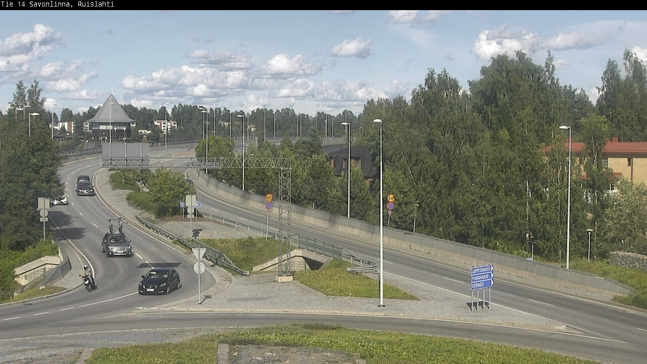 Kelikamerat Kuva Tie 14 Savonlinna, Ruislahti, Savonlinna, Etelä-Savo
