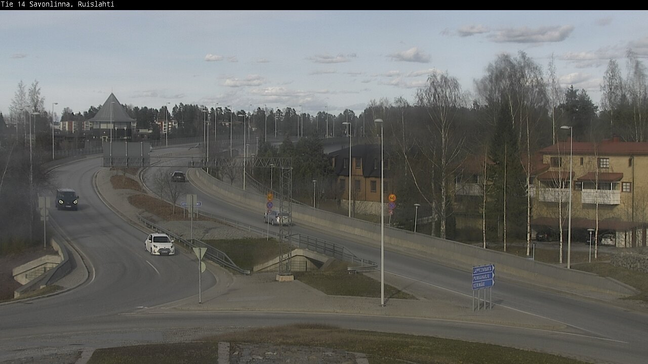 Weather Camera Image Väg 14 Nyslott, Ruislahti, Savonlinna, Etelä-Savo
