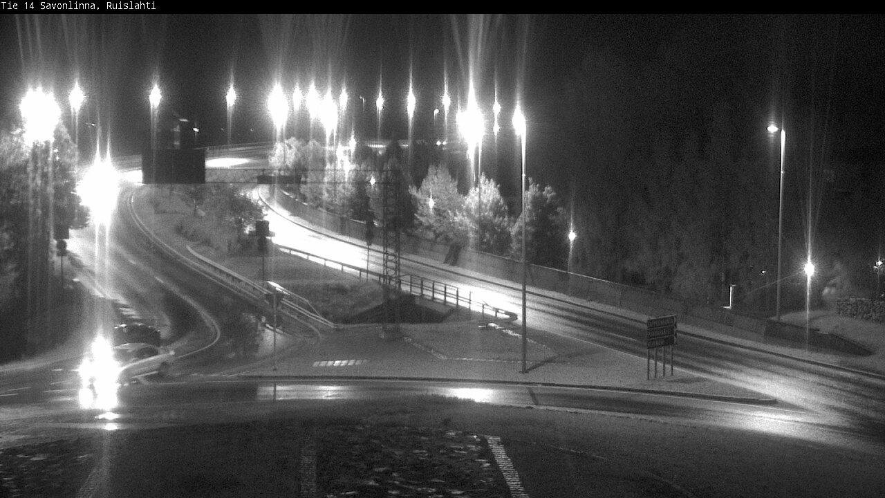 Weather Camera Image Road 14 Savonlinna, Ruislahti, Savonlinna, Etelä-Savo