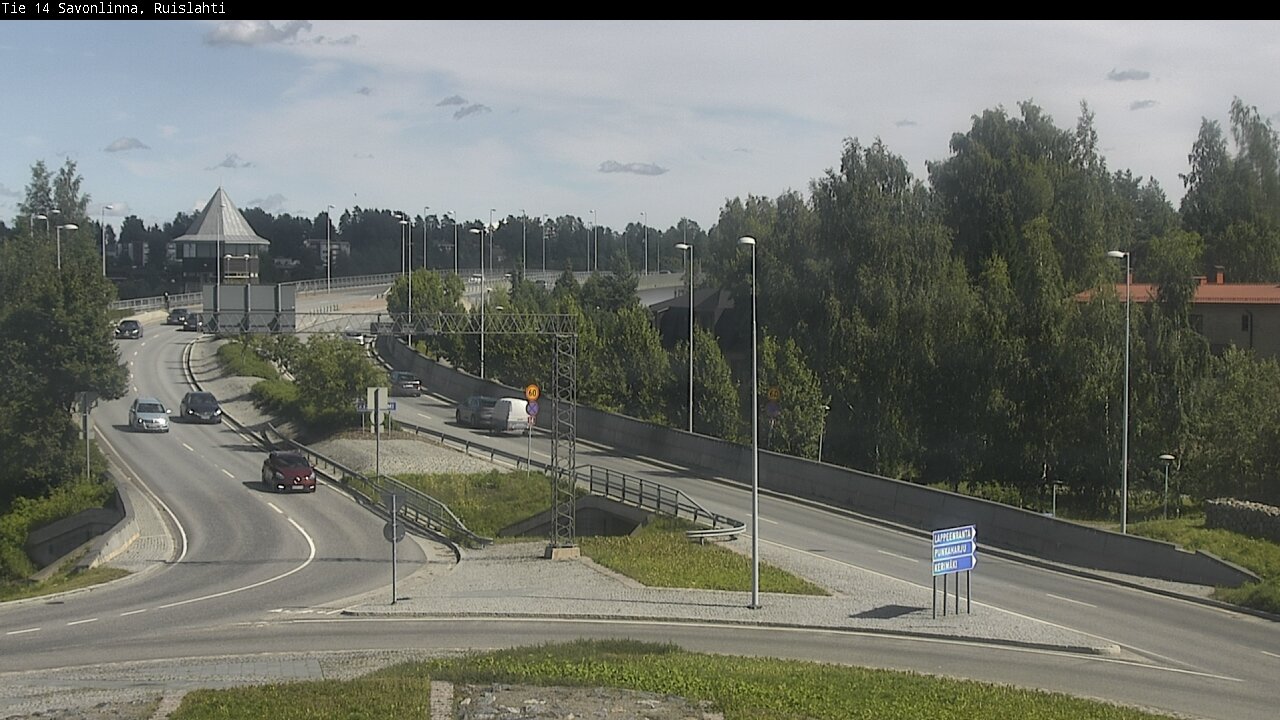 Kelikamerat Kuva Tie 14 Savonlinna, Ruislahti, Savonlinna, Etelä-Savo