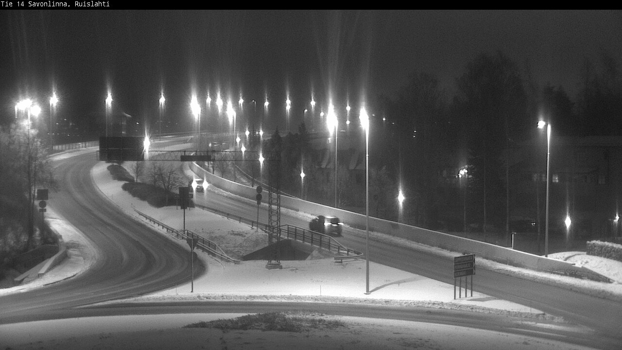 Weather Camera Image Väg 14 Nyslott, Ruislahti, Savonlinna, Etelä-Savo
