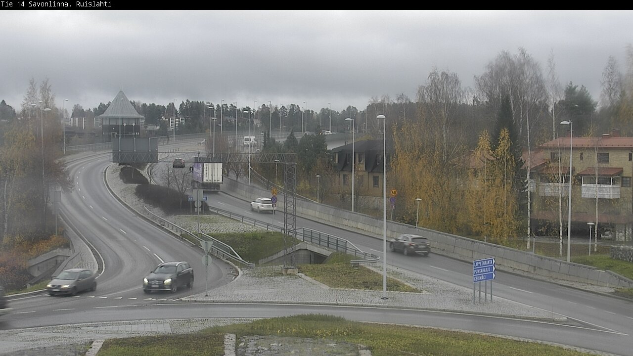 Kelikamerat Kuva Tie 14 Savonlinna, Ruislahti, Savonlinna, Etelä-Savo