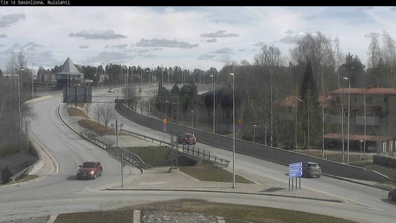 Weather Camera Image Väg 14 Nyslott, Ruislahti, Savonlinna, Etelä-Savo