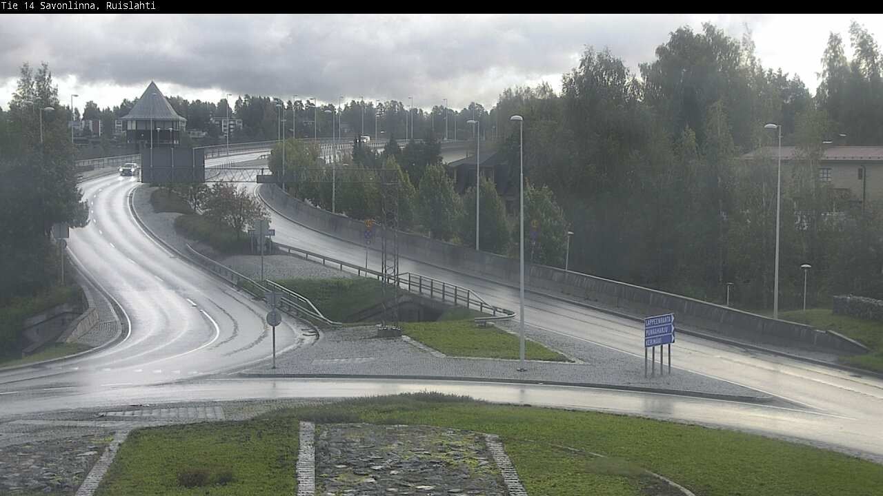 Weather Camera Image Road 14 Savonlinna, Ruislahti, Savonlinna, Etelä-Savo
