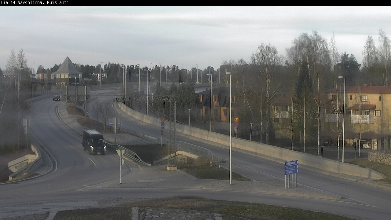 Weather Camera Image Väg 14 Nyslott, Ruislahti, Savonlinna, Etelä-Savo