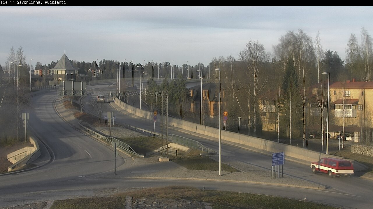 Weather Camera Image Väg 14 Nyslott, Ruislahti, Savonlinna, Etelä-Savo