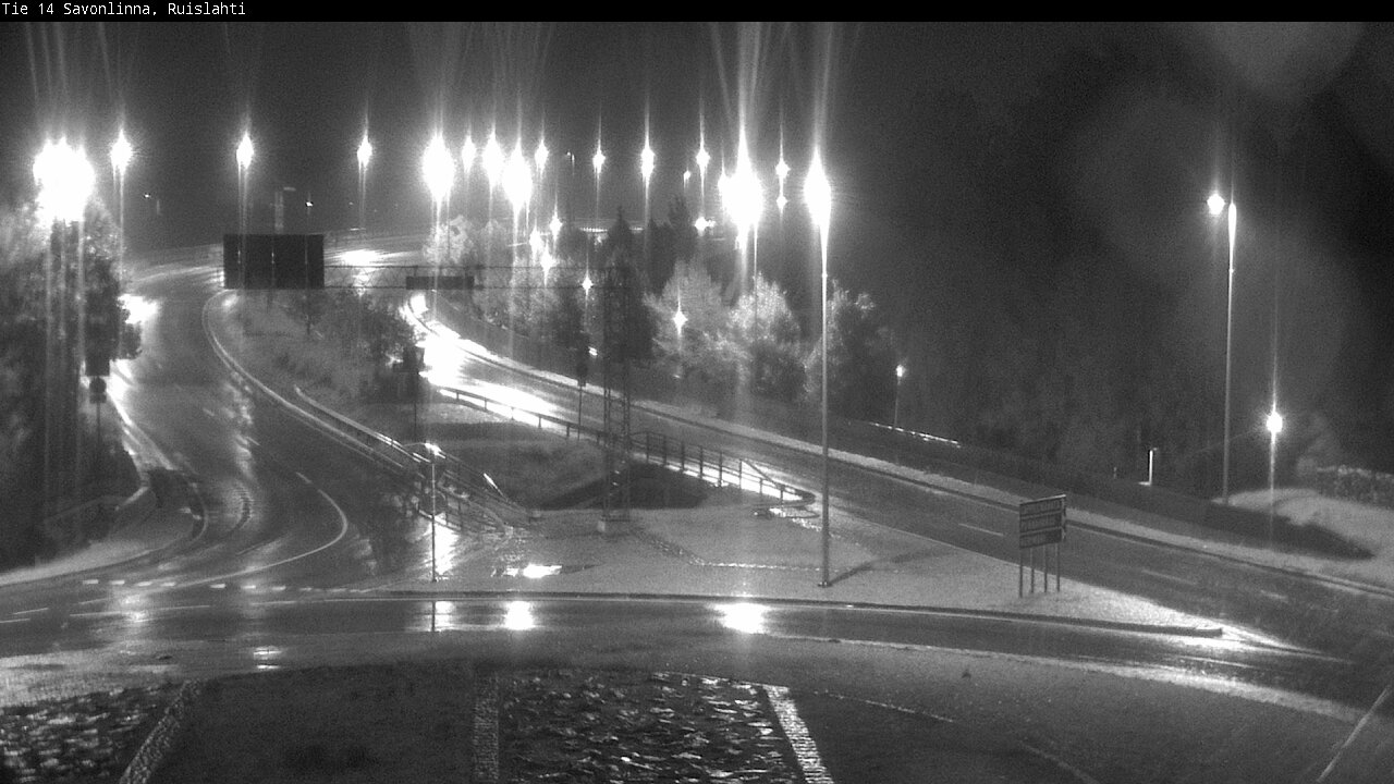 Weather Camera Image Road 14 Savonlinna, Ruislahti, Savonlinna, Etelä-Savo