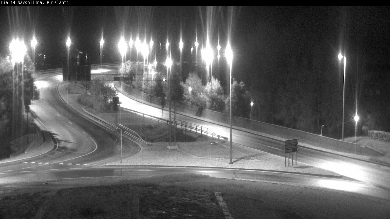 Weather Camera Image Road 14 Savonlinna, Ruislahti, Savonlinna, Etelä-Savo