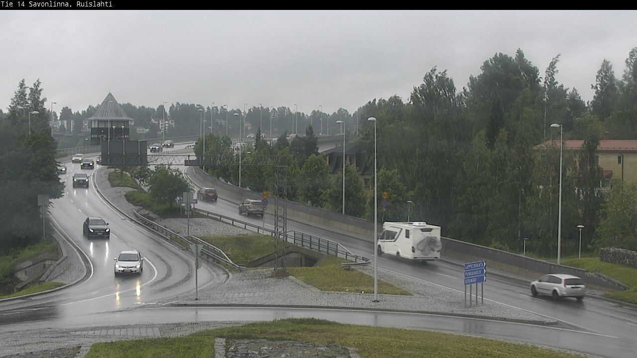 Weather Camera Image Road 14 Savonlinna, Ruislahti, Savonlinna, Etelä-Savo