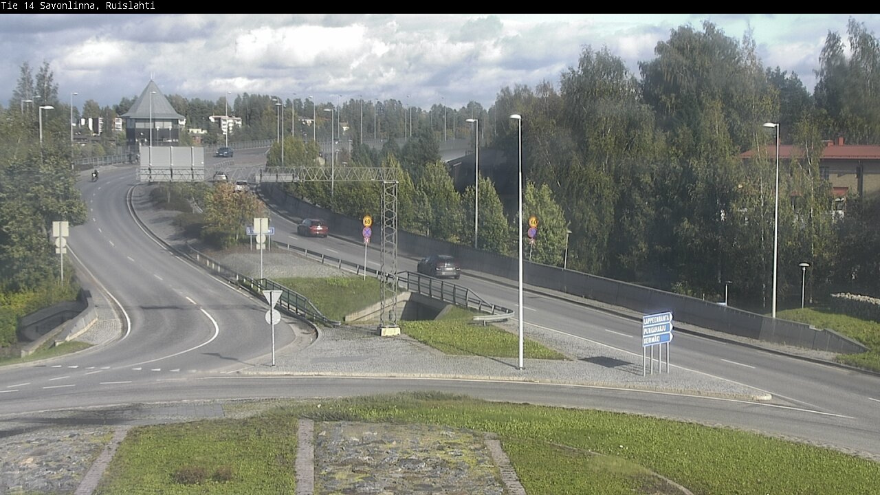 Weather Camera Image Road 14 Savonlinna, Ruislahti, Savonlinna, Etelä-Savo