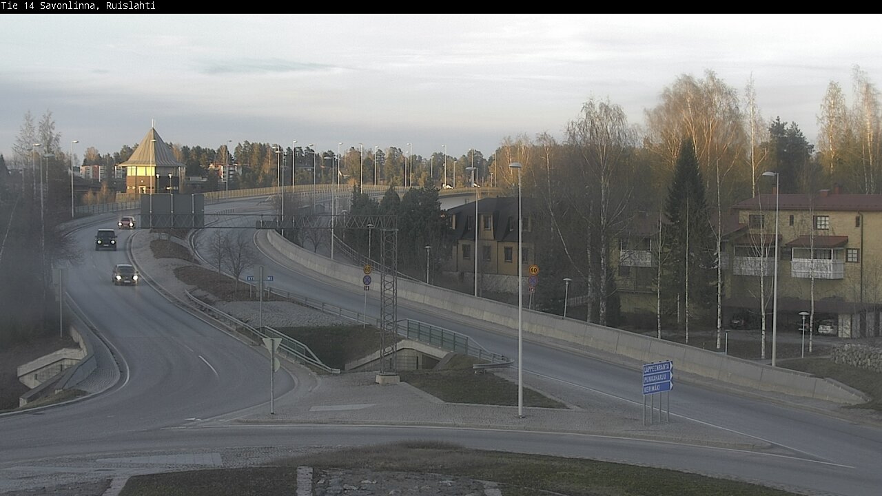Weather Camera Image Väg 14 Nyslott, Ruislahti, Savonlinna, Etelä-Savo