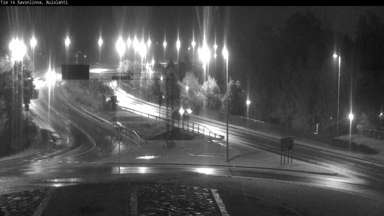 Weather Camera Image Road 14 Savonlinna, Ruislahti, Savonlinna, Etelä-Savo
