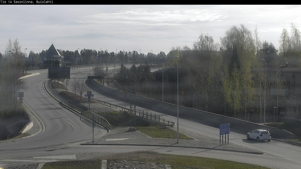 Weather Camera Image Road 14 Savonlinna, Ruislahti, Savonlinna, Etelä-Savo