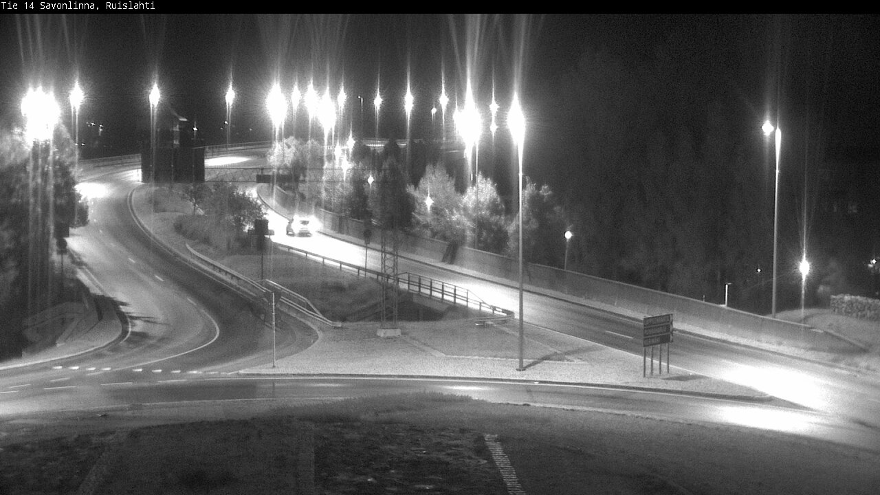 Weather Camera Image Road 14 Savonlinna, Ruislahti, Savonlinna, Etelä-Savo