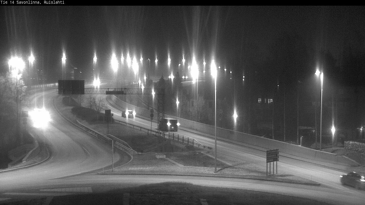 Weather Camera Image Road 14 Savonlinna, Ruislahti, Savonlinna, Etelä-Savo
