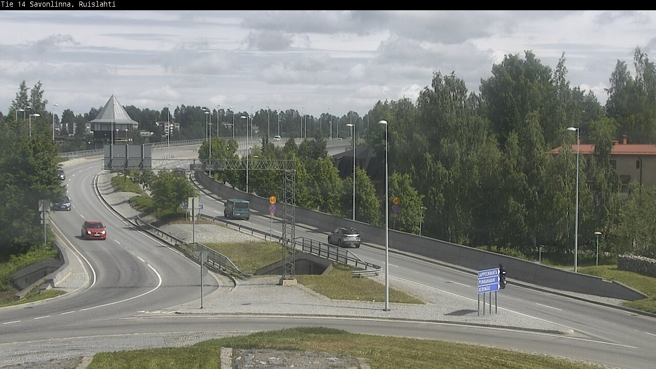 Kelikamerat Kuva Tie 14 Savonlinna, Ruislahti, Savonlinna, Etelä-Savo