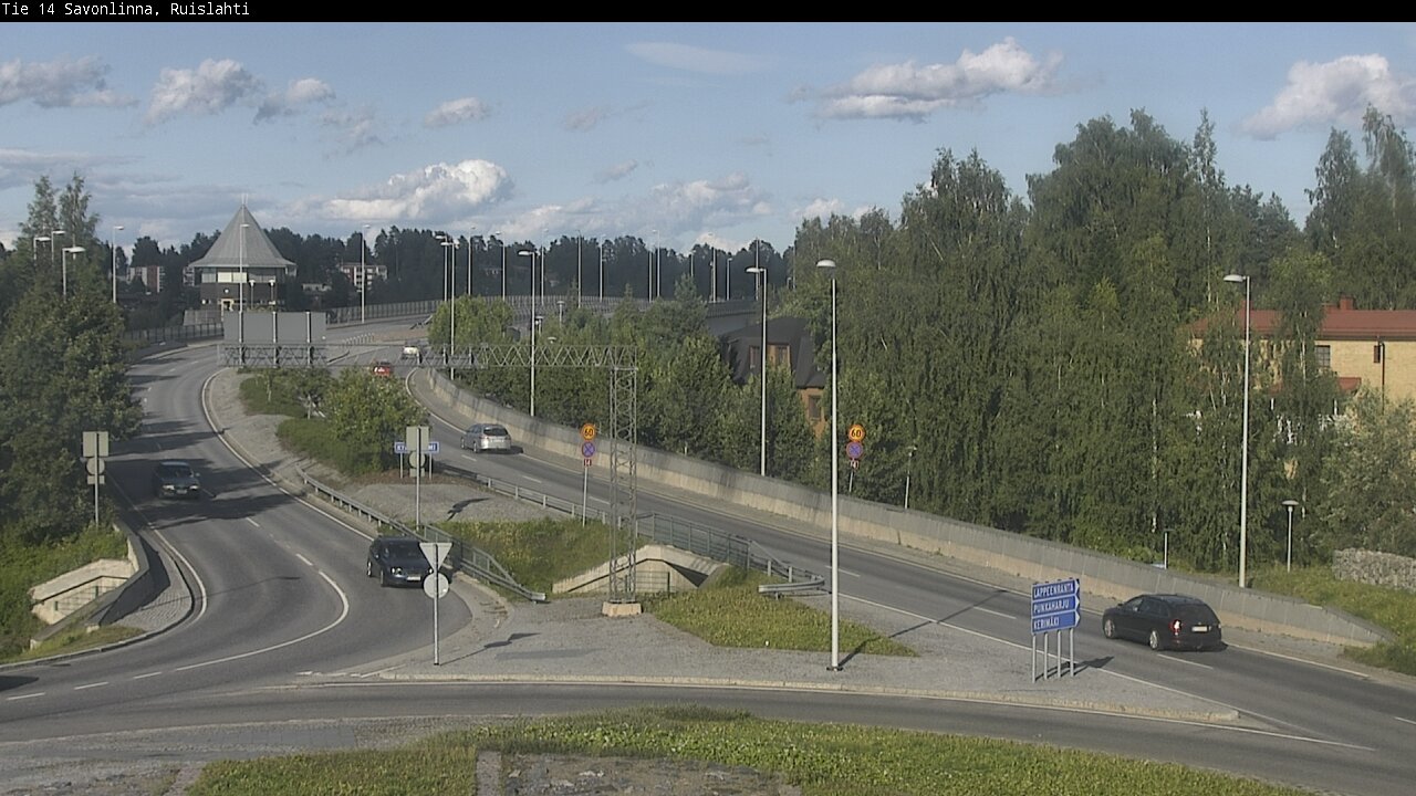 Kelikamerat Kuva Tie 14 Savonlinna, Ruislahti, Savonlinna, Etelä-Savo
